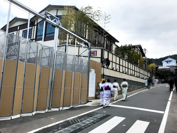 東山の『パークハイアット京都』と『清水小学校跡地・NTT都市開発/プリンスホテル』の現況