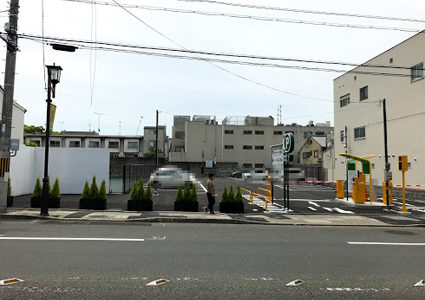 東山区・三十三間堂前のホテル計画地の現状