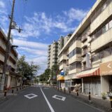京阪出町柳駅の北、養正市営住宅が再整備のため解体で10棟が4棟に。街が変わる。